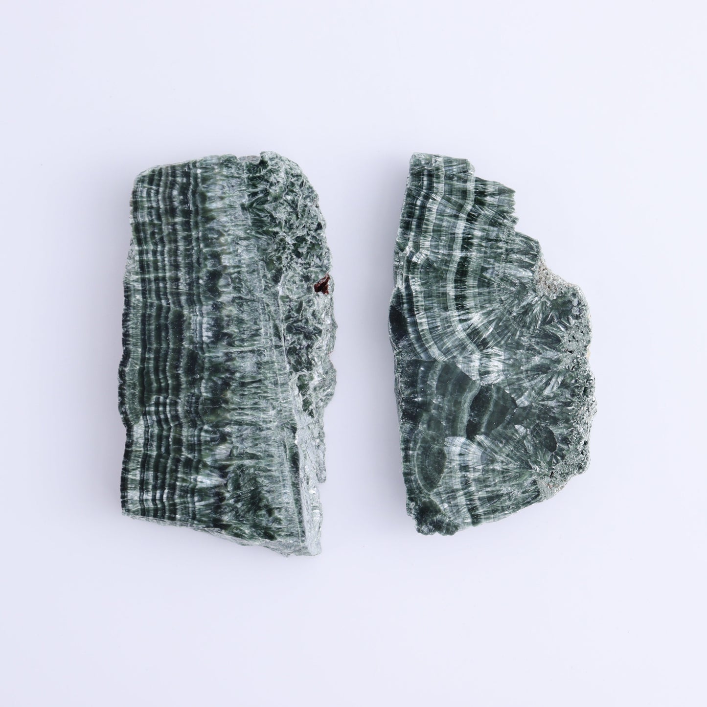 Seraphinite Slices Set of 6 - Expert Wholesale and Supplier of Wholesale Crystals & Bulk Gemstones, ["Russia","Seraphinite","Slices and Slabs"]
