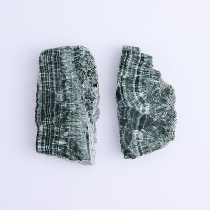 Seraphinite Slices Set of 6 - Expert Wholesale and Supplier of Wholesale Crystals & Bulk Gemstones, ["Russia","Seraphinite","Slices and Slabs"]