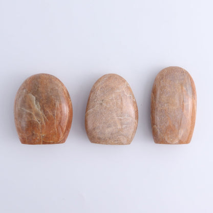 Peach Moonstone Freeform Set of 9