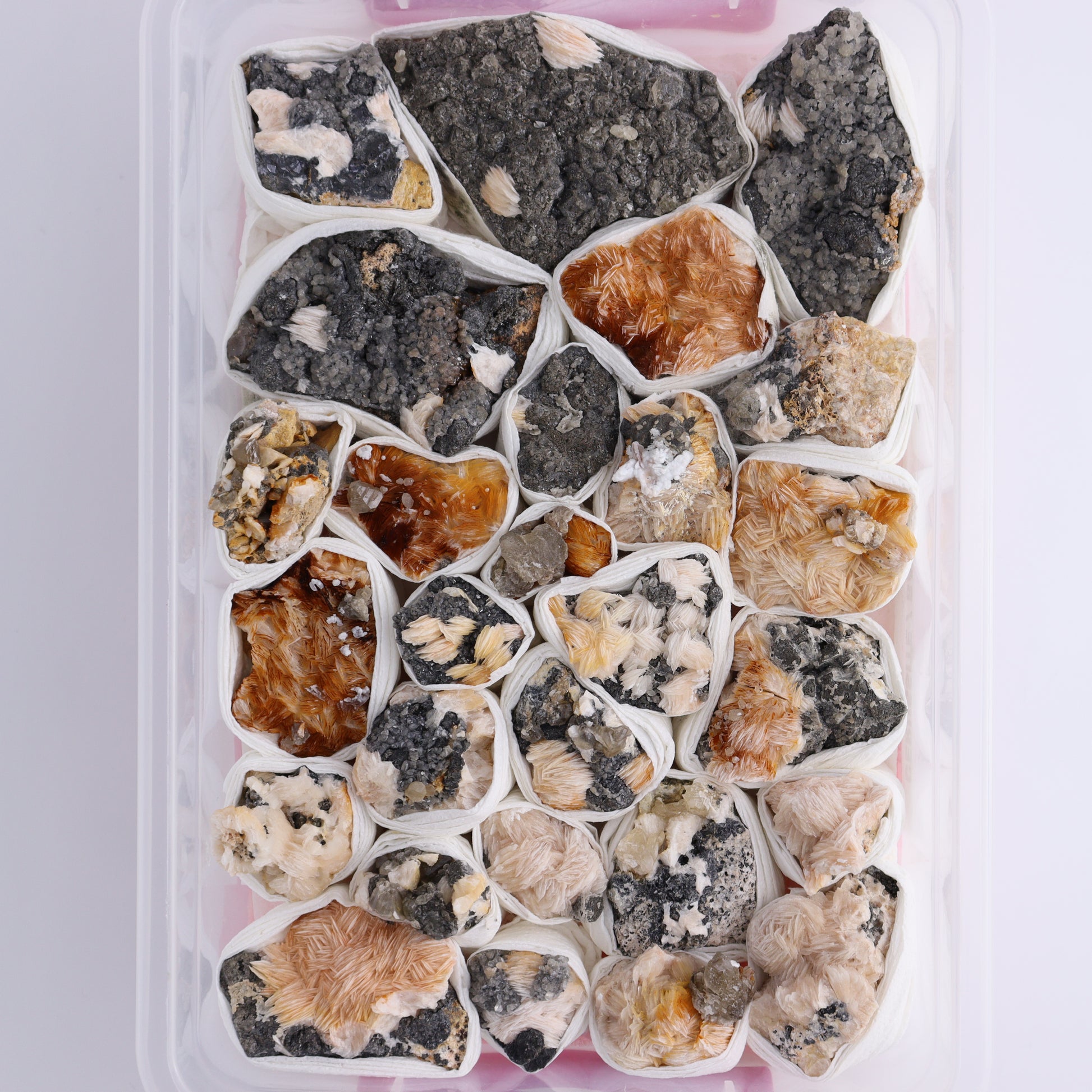 Cerussite Barite from Morocco Flat - Expert Wholesale and Supplier of Wholesale Crystals & Bulk Gemstones, ["Cerussite Barite","close_70","Flats","Morocco"]