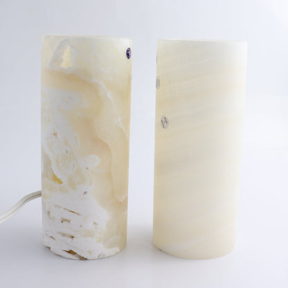 Mexican Onyx/Calcite Lamps Set of 2 - Expert Wholesale and Supplier of Wholesale Crystals & Bulk Gemstones, ["Calcite","Lamps","Mexico","onyx"]