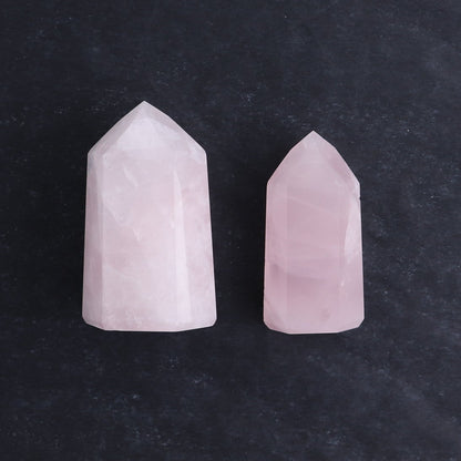 Rose Quartz Towers Set of 5
