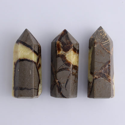 Septarian Towers Set of 9 - Expert Wholesale and Supplier of Wholesale Crystals & Bulk Gemstones, ["Madagascar","Septarian","Towers"]