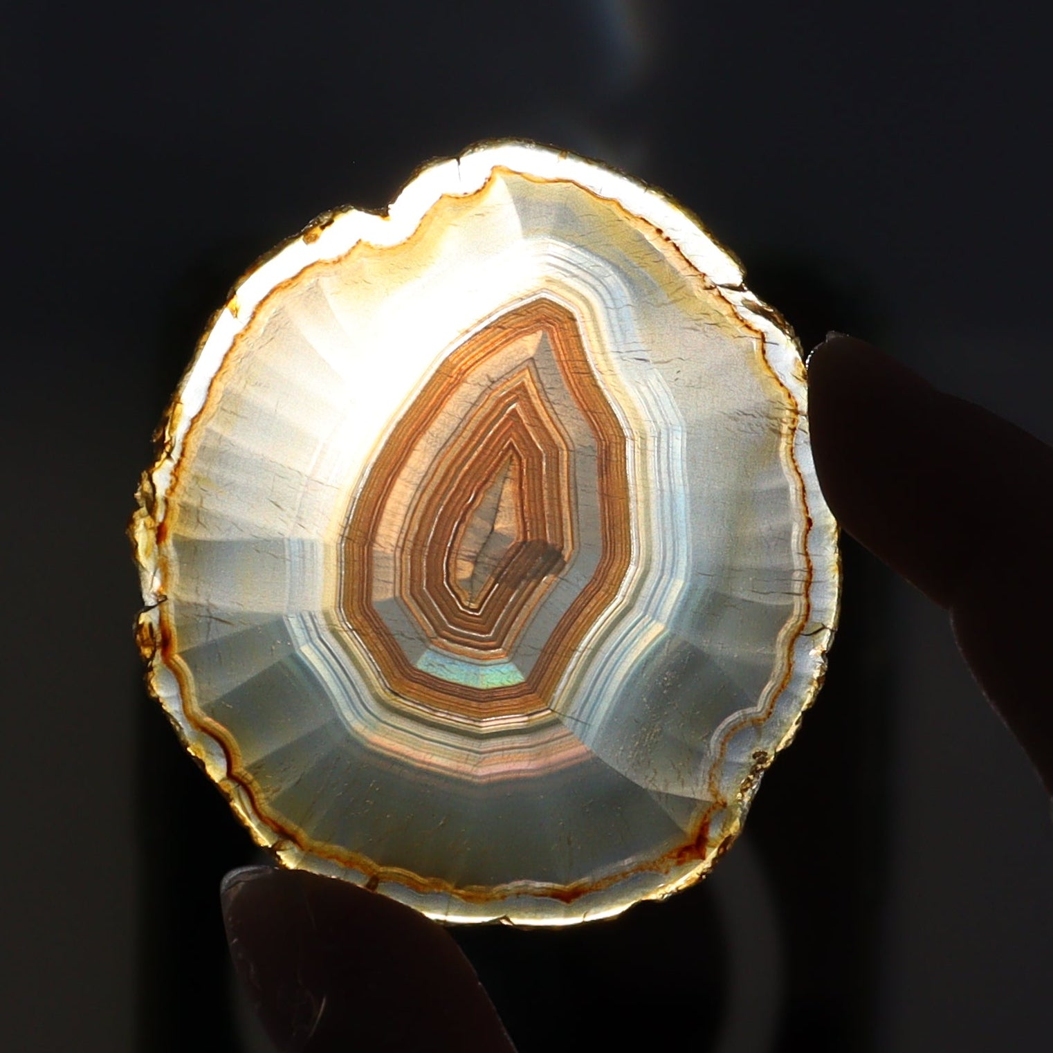 Iris Agate Slices Set of 9 - Expert Wholesale and Supplier of Wholesale Crystals & Bulk Gemstones, ["Agate","Iris Agate","Slices and Slabs"]