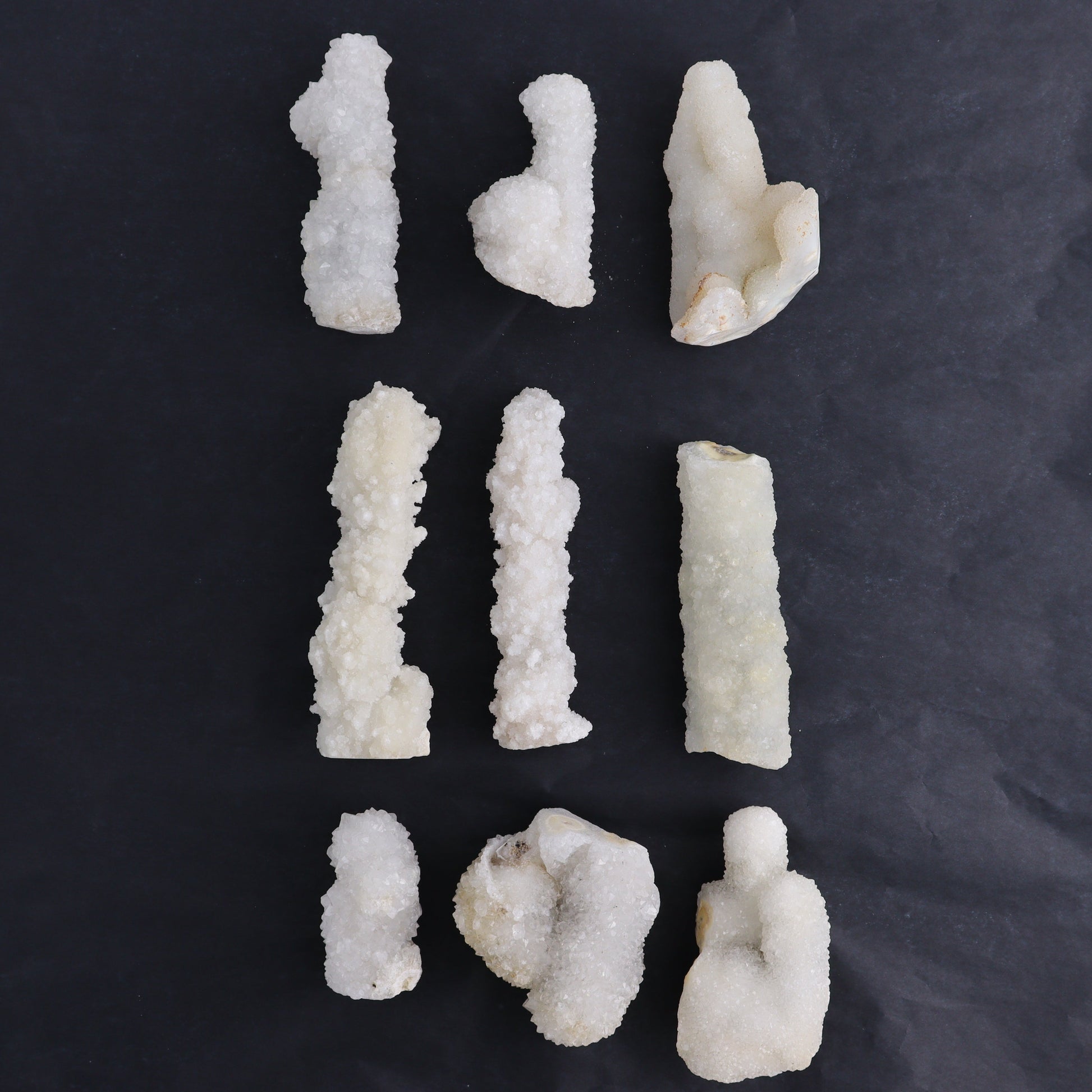 Stalactite Freeforms Set of 9 - Expert Wholesale and Supplier of Wholesale Crystals & Bulk Gemstones, ["Freeform","Freeforms","Stalactite"]
