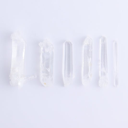 Columbian Lemurian Points Set of 6 - Expert Wholesale and Supplier of Wholesale Crystals & Bulk Gemstones, ["Lemurian","Points"]