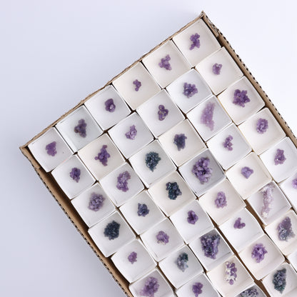 Grape Agate Cluster Set of 54 - Expert Wholesale and Supplier of Wholesale Crystals & Bulk Gemstones, ["Clusters","Grape agate","Indonesia"]