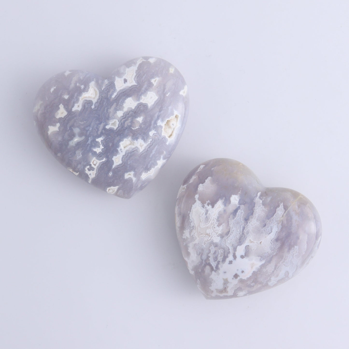 Agate Flames, Hearts, and a Sphere Set of 8 - Expert Wholesale and Supplier of Wholesale Crystals & Bulk Gemstones, ["Agate","Clouds","flames","Hearts","Spheres"]