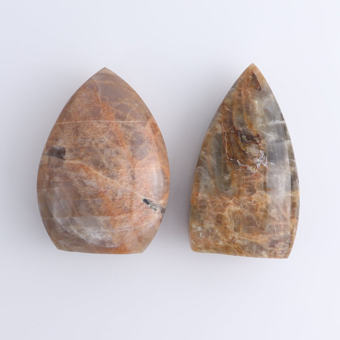 Peach Moonstone Freeform Set of 6 | Mi Esperanza Minerals | Supplier of Crystals and Onyx