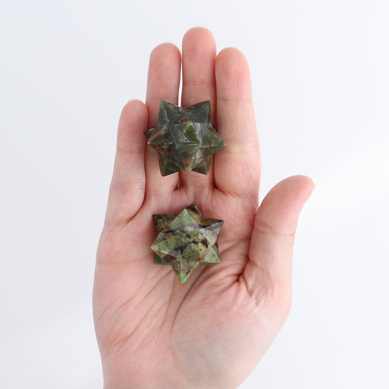 Mixed Stones Stars Set of 17 & 3 Cut Base Stars
