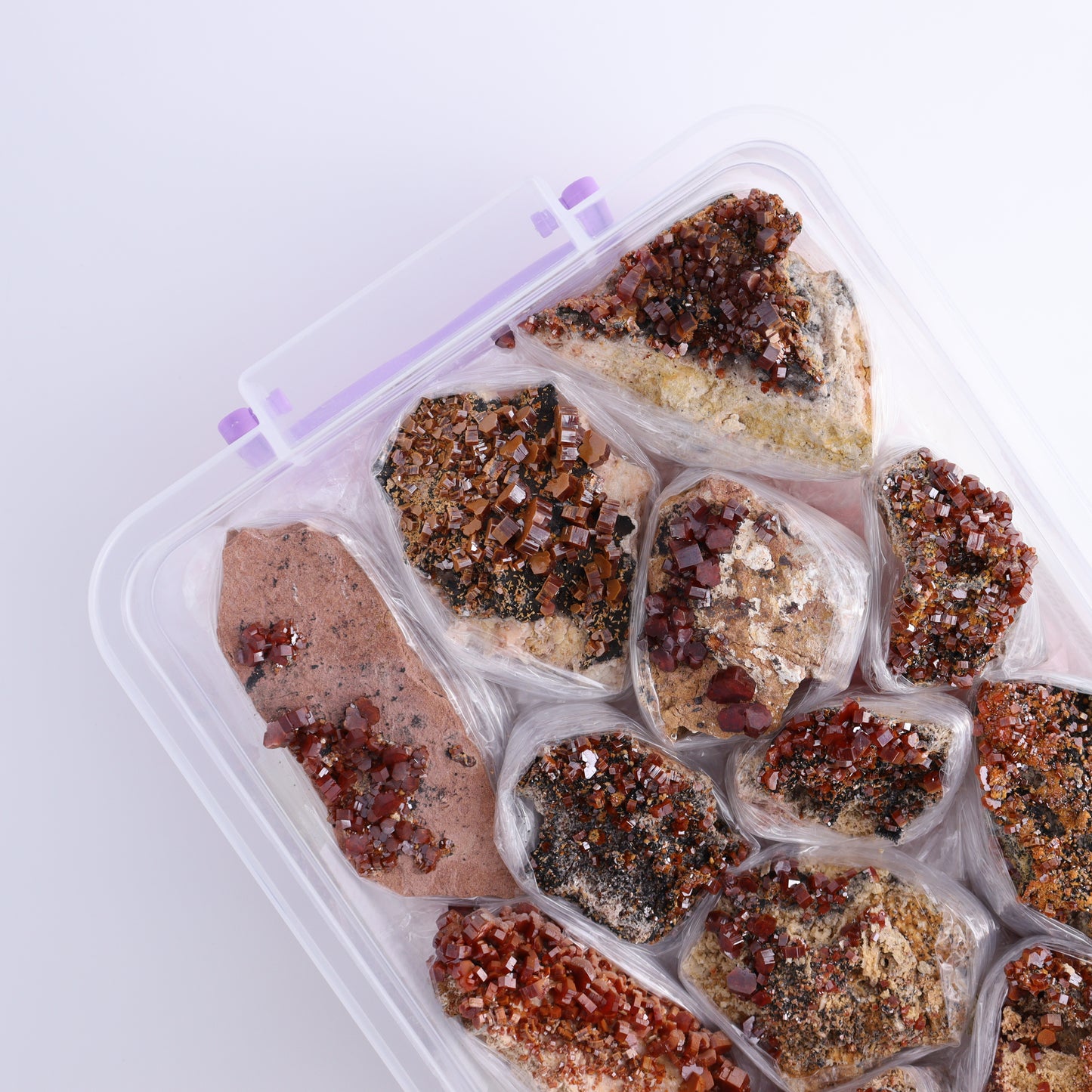 Vanadinite Flat from Morocco - Expert Wholesale and Supplier of Wholesale Crystals & Bulk Gemstones, ["Barite","Flats","Morocco"]