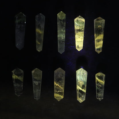 Powellite Amethyst UV Reactive Double Point Set of 10