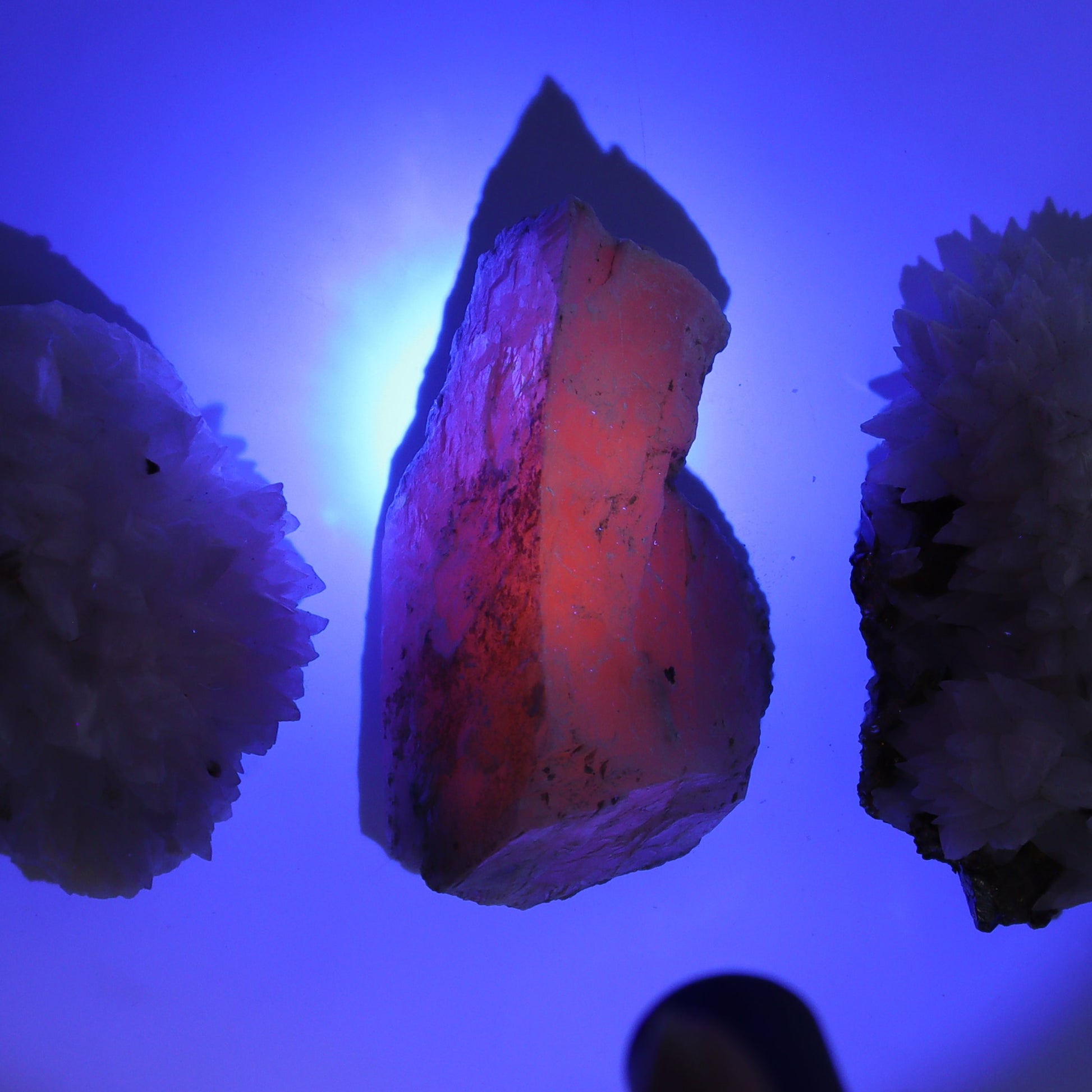 UV Reactive Calcite Flat Set of 12 - Expert Wholesale and Supplier of Wholesale Crystals & Bulk Gemstones, ["Calcite","Freeform","Freeforms","Mexico"]