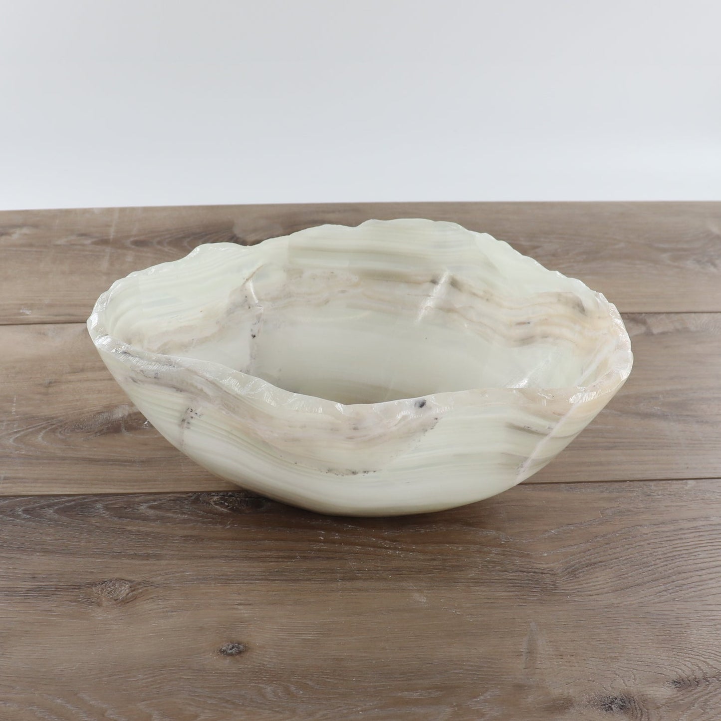 Mexican Onyx/Calcite Bowl 12"