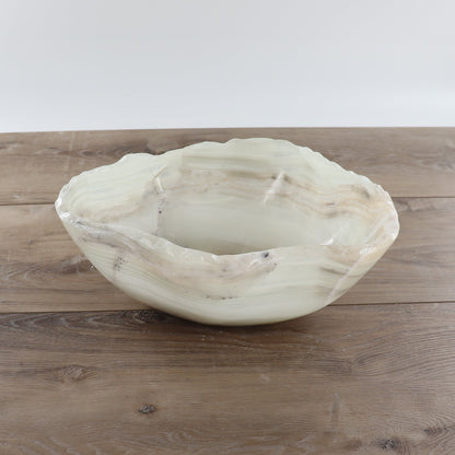 Mexican Onyx/Calcite Bowl 12"