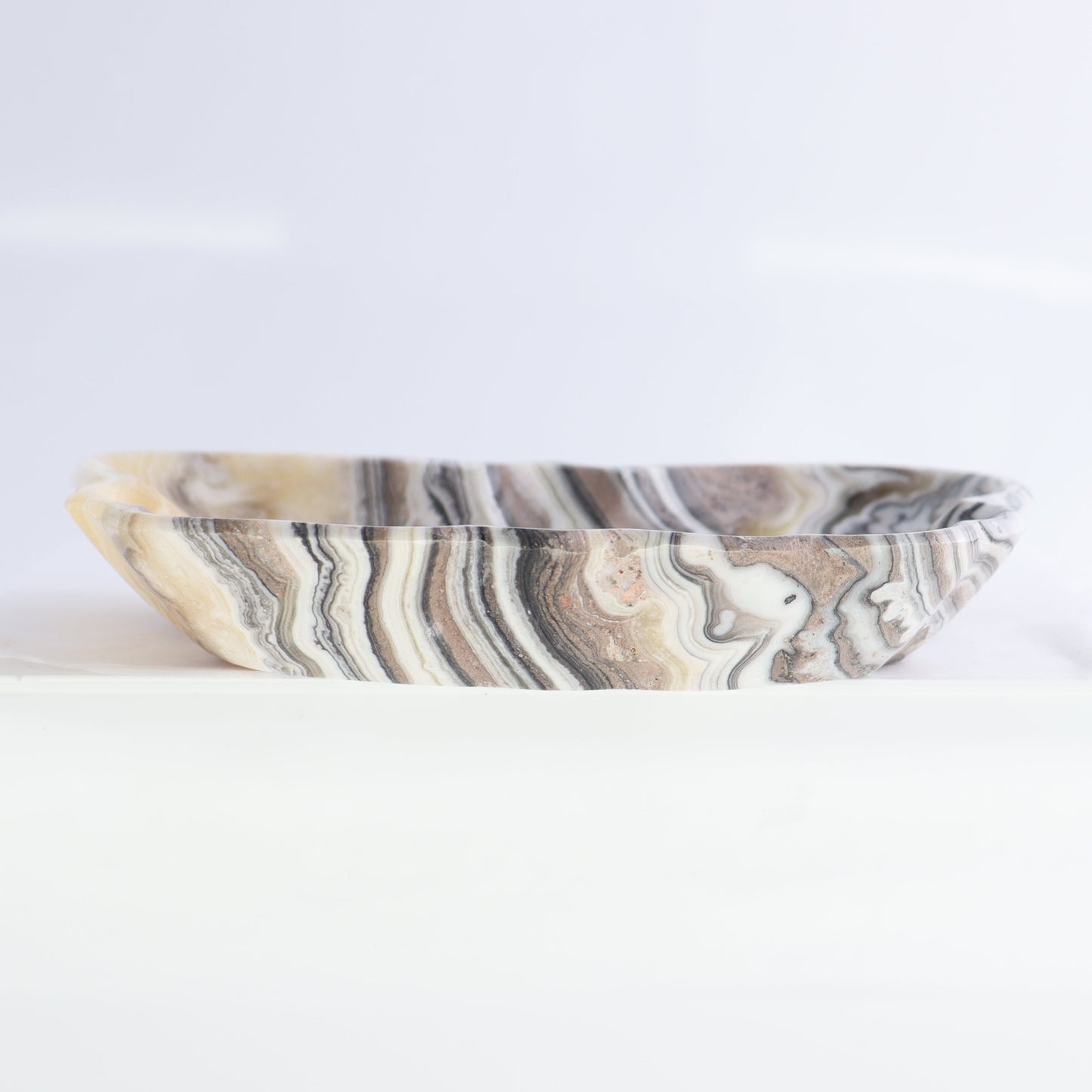 Zebra Onyx Butterfly Bowls Set of 6 - Expert Wholesale and Supplier of Wholesale Crystals & Bulk Gemstones, ["Bowls","Mexico","onyx"]