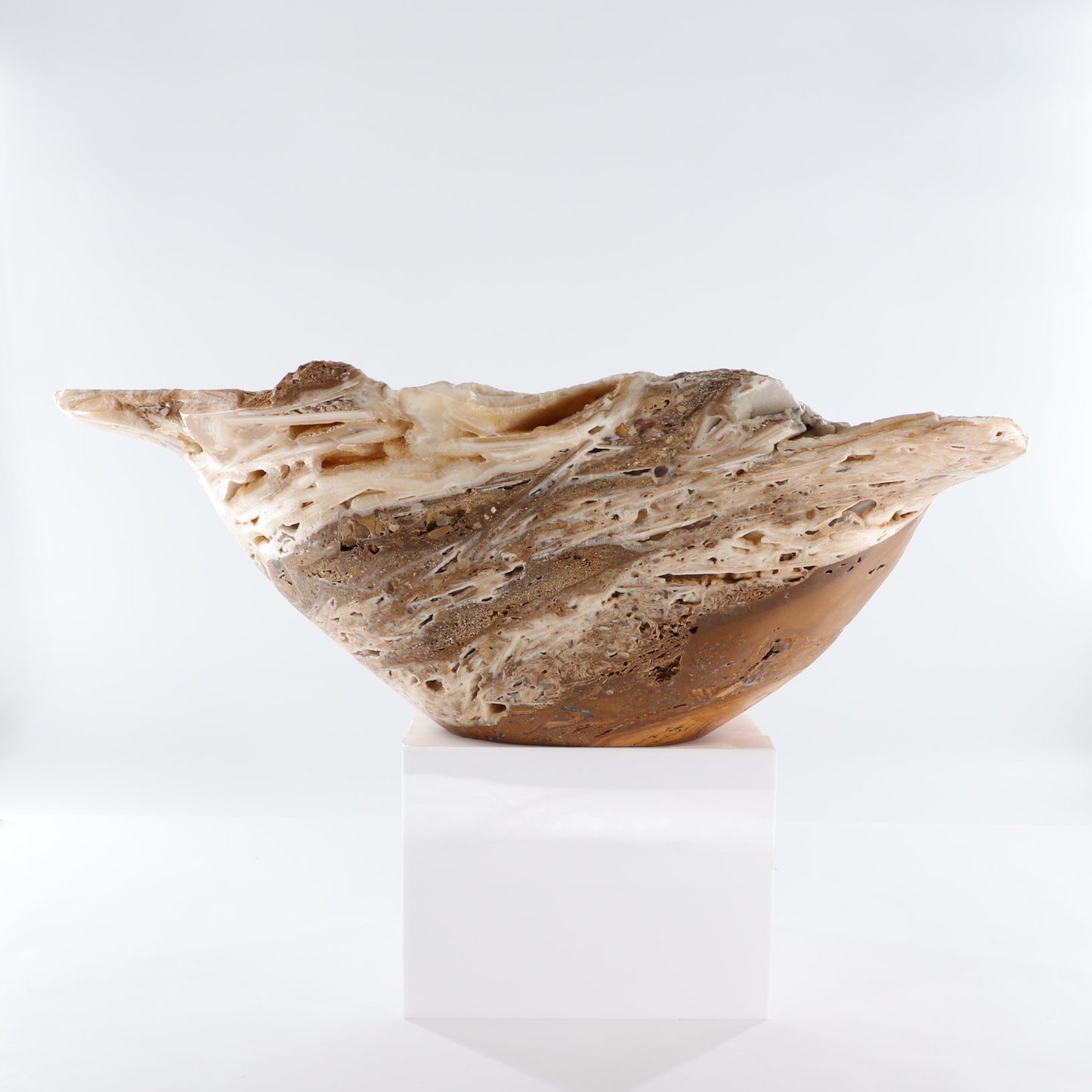 Mexican Onyx/Calcite Bowl 22"
