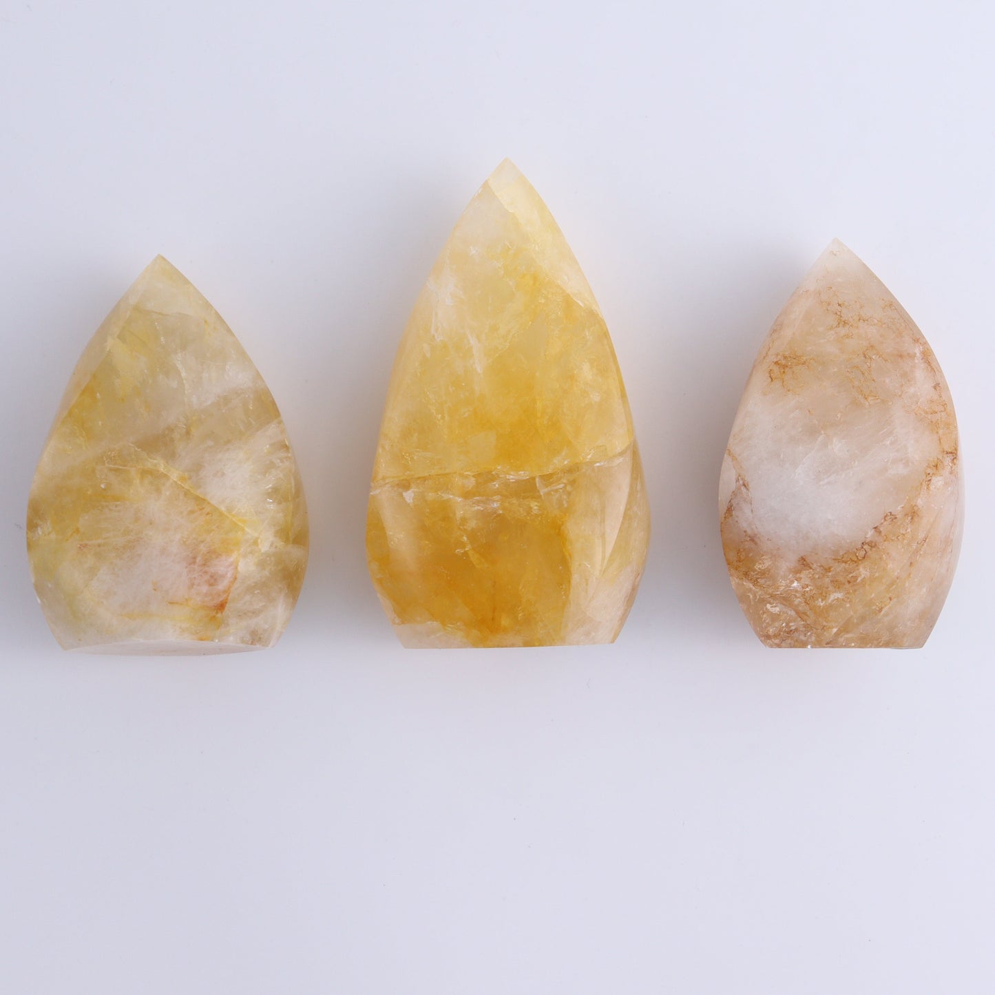 Golden Healer Flames Set of 6 - Expert Wholesale and Supplier of Wholesale Crystals & Bulk Gemstones, ["Brazil","flames","Golden Healer"]