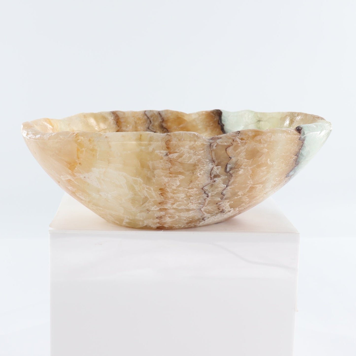 Mexican Onyx/Calcite Bowl 10"