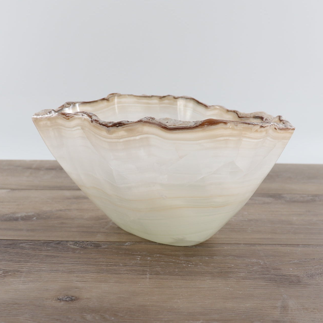 Mexican Onyx/Calcite Bowl 12"