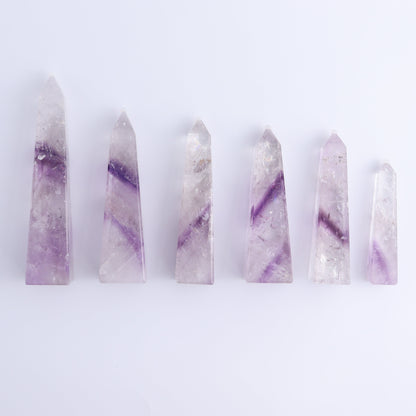 Amethyst Obelisks Set of 6