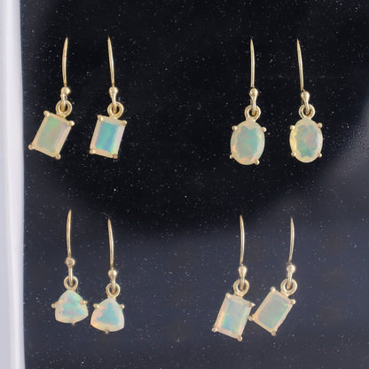 Ethiopian Opal Earrings Pairs of 9 - Expert Wholesale and Supplier of Wholesale Crystals & Bulk Gemstones, ["close_30","earrings","ethiopian opal","India","sterling silver"]