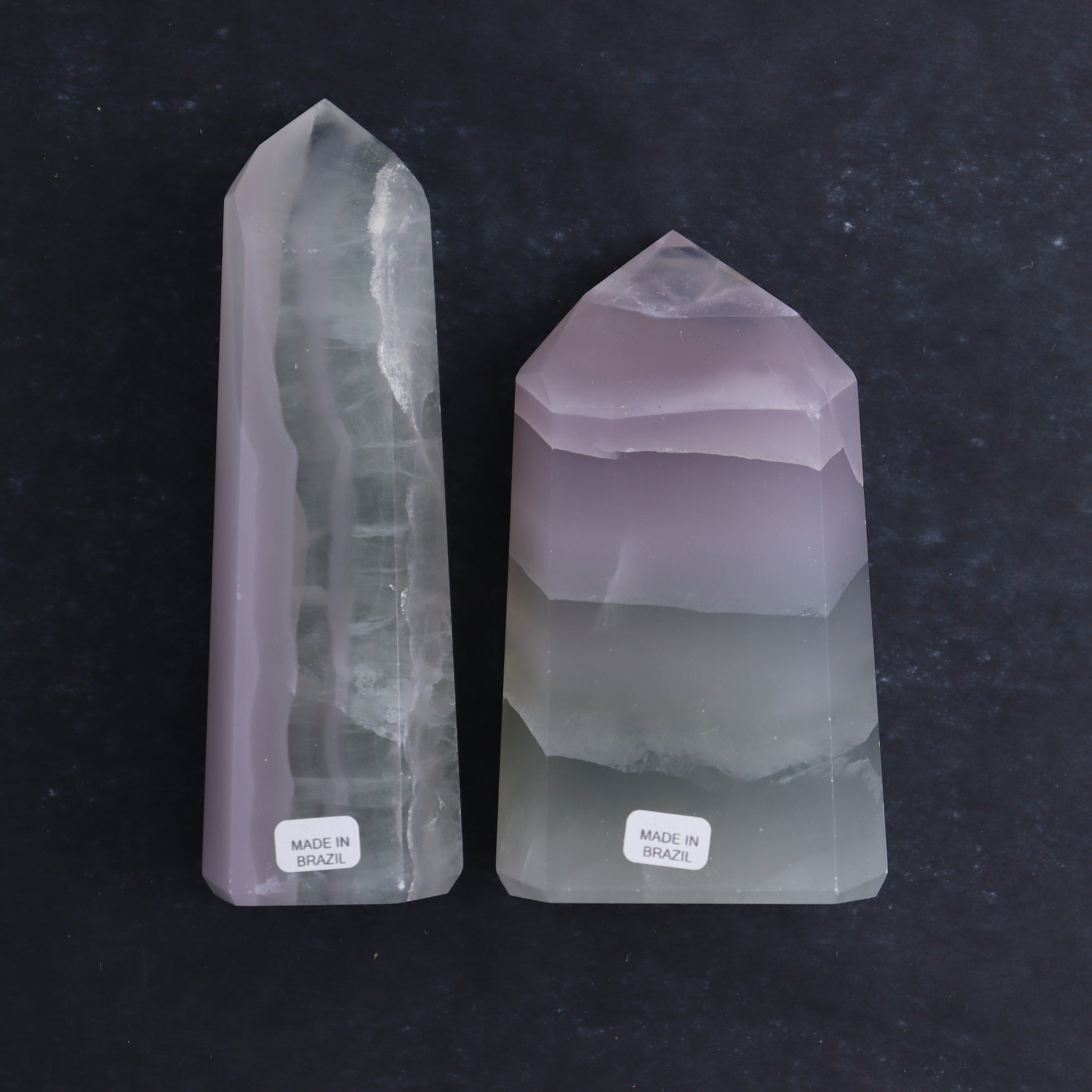 Yttrium Fluorite Towers Set of 3 - Expert Wholesale and Supplier of Wholesale Crystals & Bulk Gemstones, ["Brazil","Fluorite","Towers","Yttrium Fluorite"]