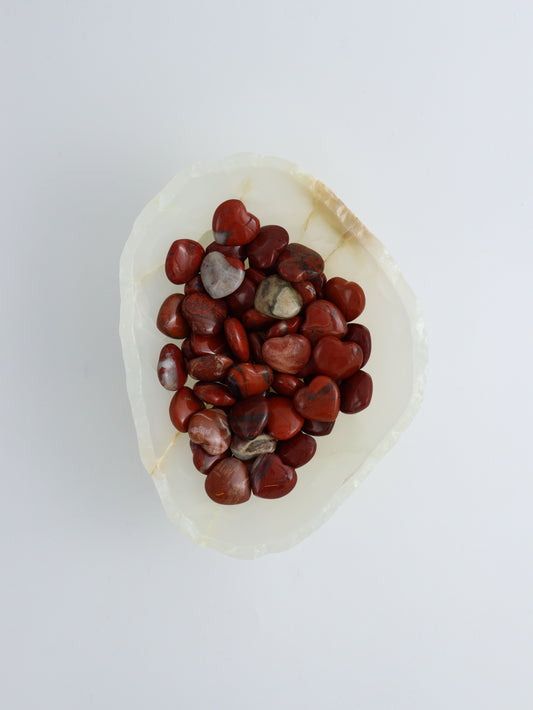 1/2kg Red Jasper Hearts - Expert Supplier of Wholesale Crystals & Bulk Gemstones