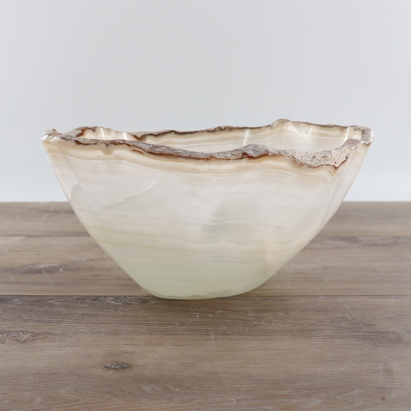 Mexican Onyx/Calcite Bowl 12"