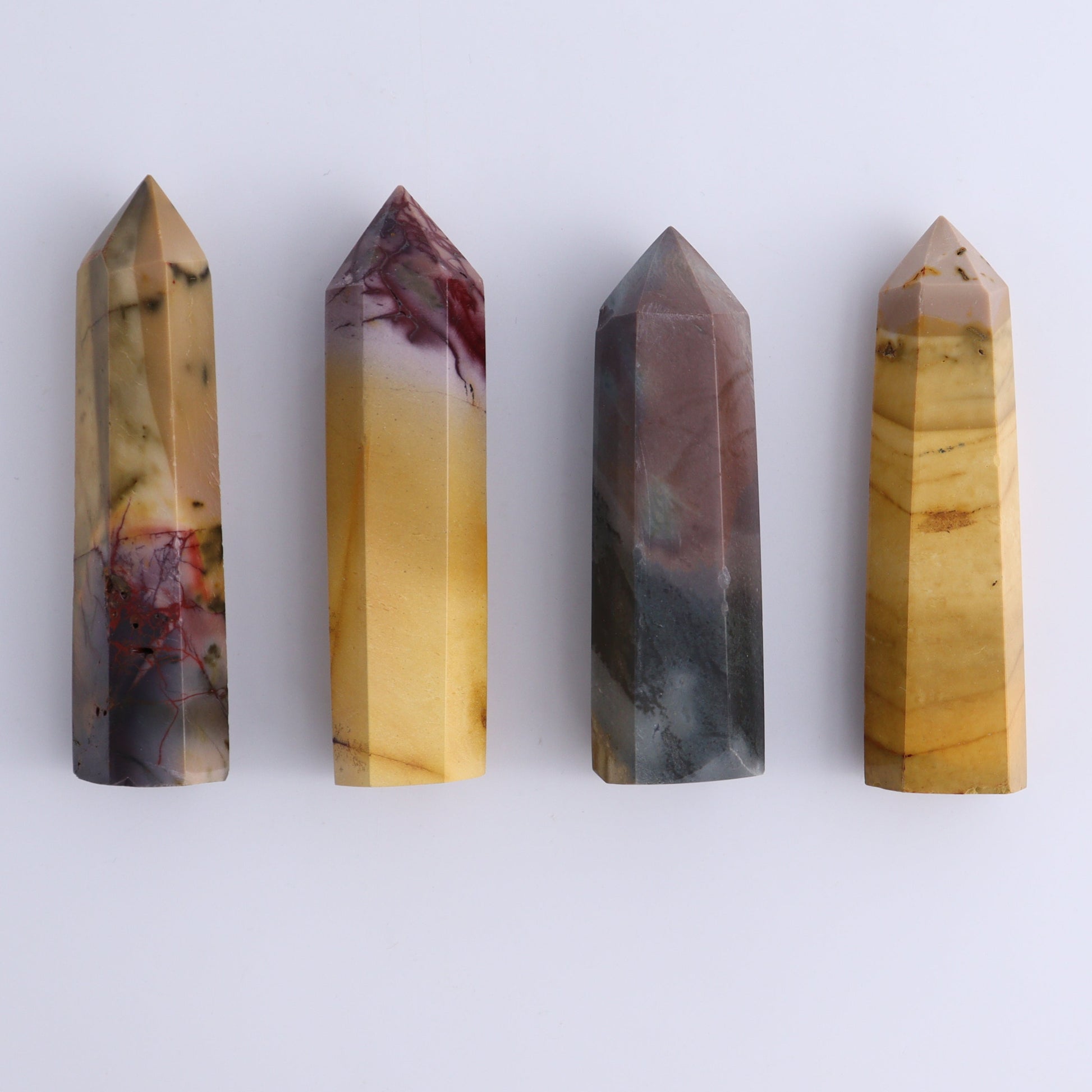 Mookite Towers Set of 10 - Expert Wholesale and Supplier of Wholesale Crystals & Bulk Gemstones, ["Mookite","Towers"]
