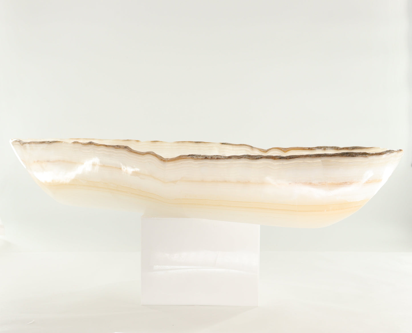 Onyx Canoe Bowl - Expert Wholesale and Supplier of Wholesale Crystals & Bulk Gemstones, ["Bowls","canoe","Mexico","onyx"]