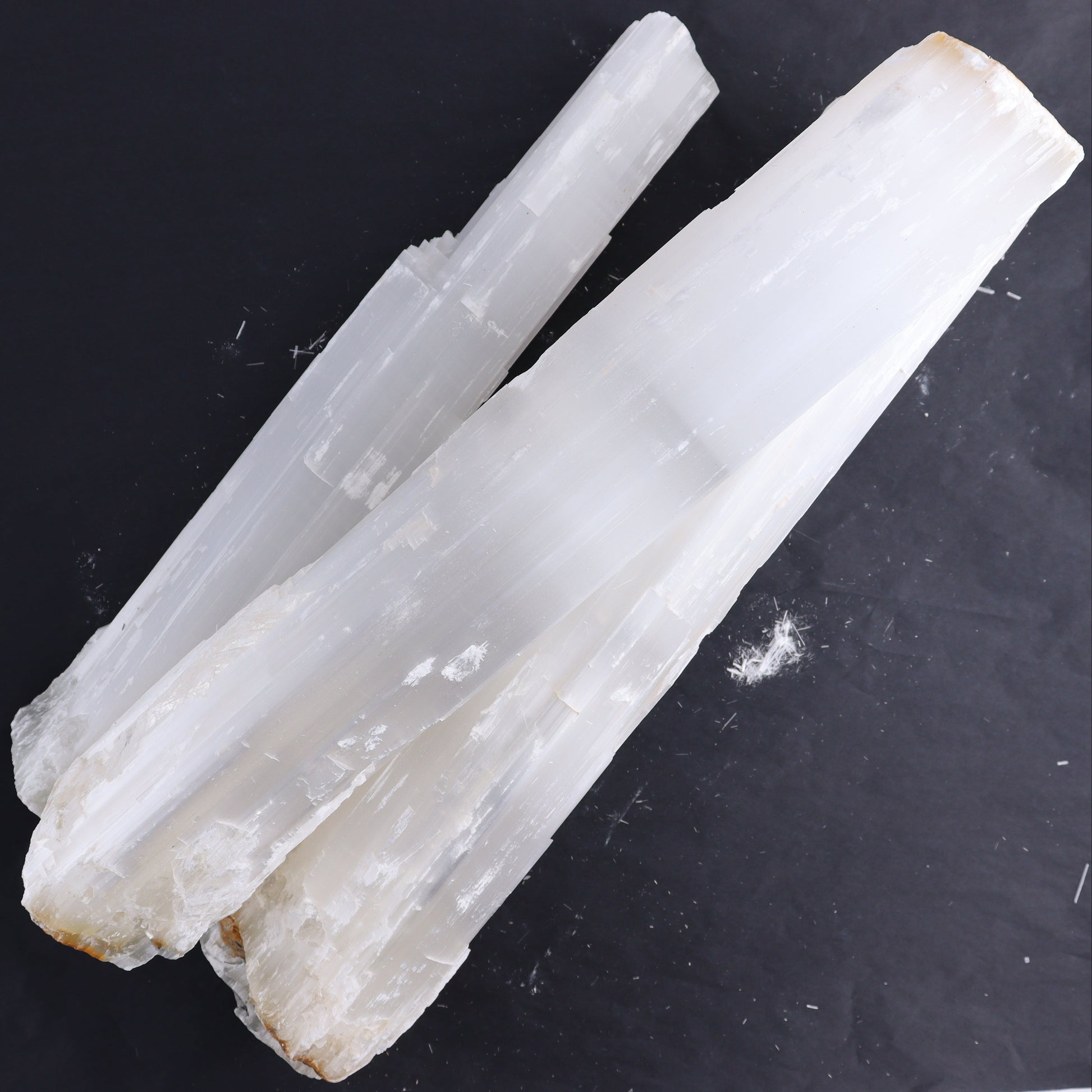 Selenite Logs Set of 3 - Expert Wholesale and Supplier of Wholesale Crystals & Bulk Gemstones, ["logs","selenite"]