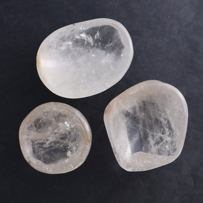 Quartz Bowls Set of 3 - Expert Wholesale and Supplier of Wholesale Crystals & Bulk Gemstones, ["Bowls","Quartz"]