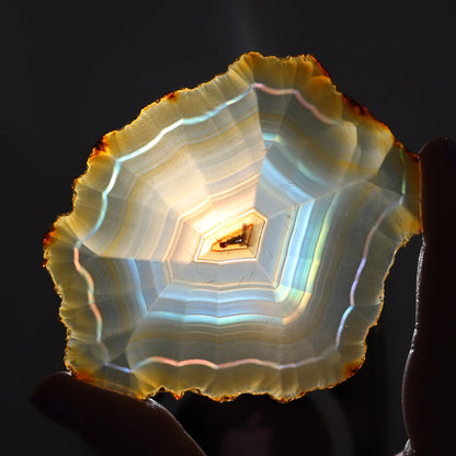 Iris Agate Slices Set of 6 - Expert Wholesale and Supplier of Wholesale Crystals & Bulk Gemstones, ["Agate","Iris Agate","Slices and Slabs"]