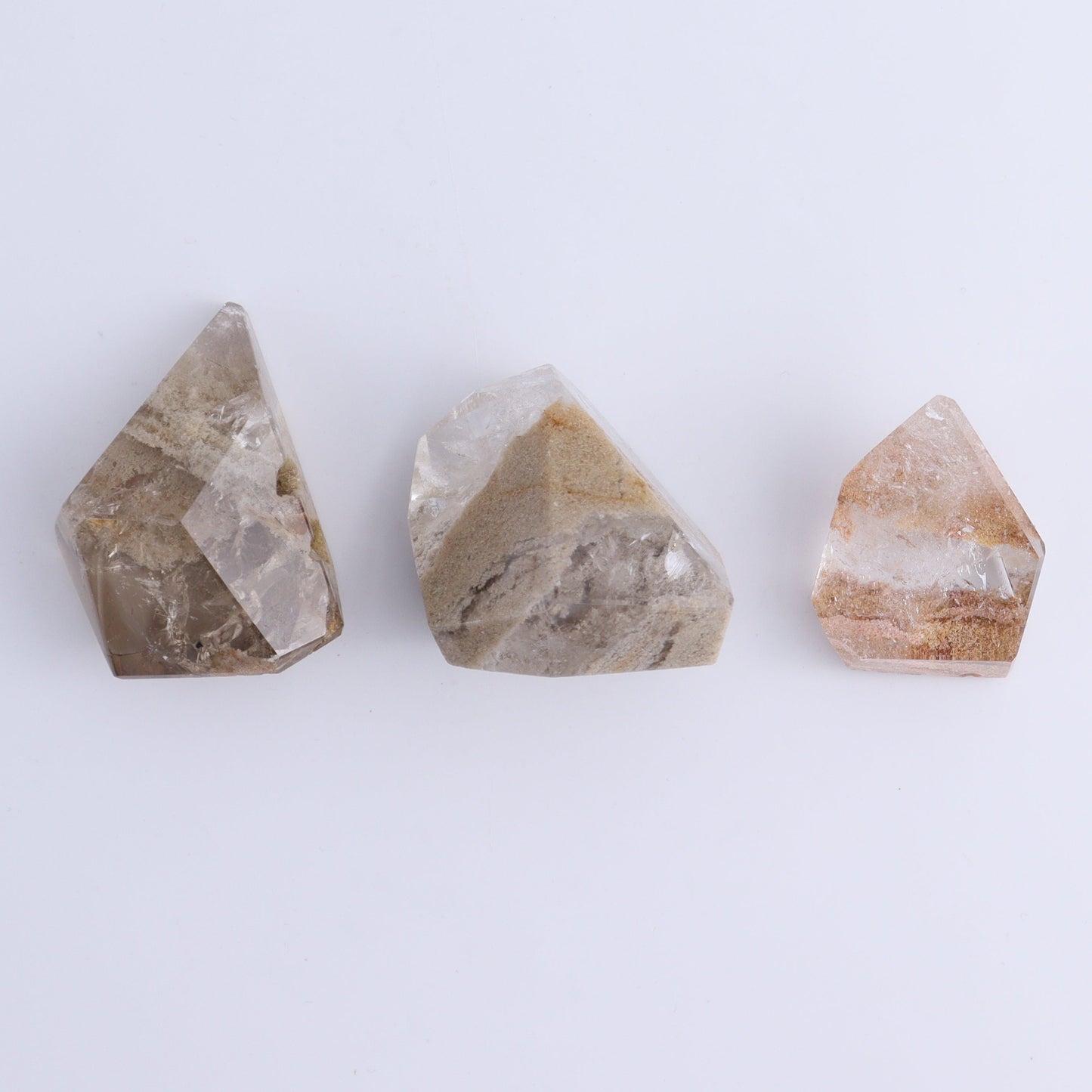 Garden Quartz Freeforms Set of 20 - Expert Wholesale and Supplier of Wholesale Crystals & Bulk Gemstones, ["Freeform","Freeforms","Garden Quartz","Quartz"]