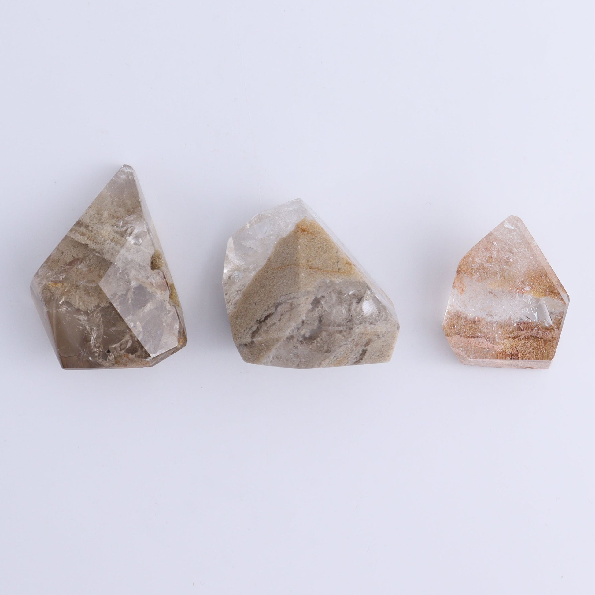 Garden Quartz Freeforms Set of 20 - Expert Wholesale and Supplier of Wholesale Crystals & Bulk Gemstones, ["Freeform","Freeforms","Garden Quartz","Quartz"]