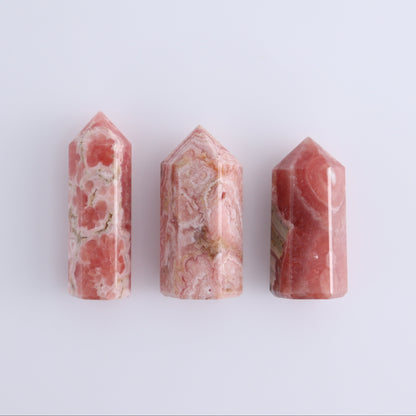Rhodochrosite Towers Set of 5 - Expert Wholesale and Supplier of Wholesale Crystals & Bulk Gemstones, ["Argentina","Rhodochrosite","Towers"]