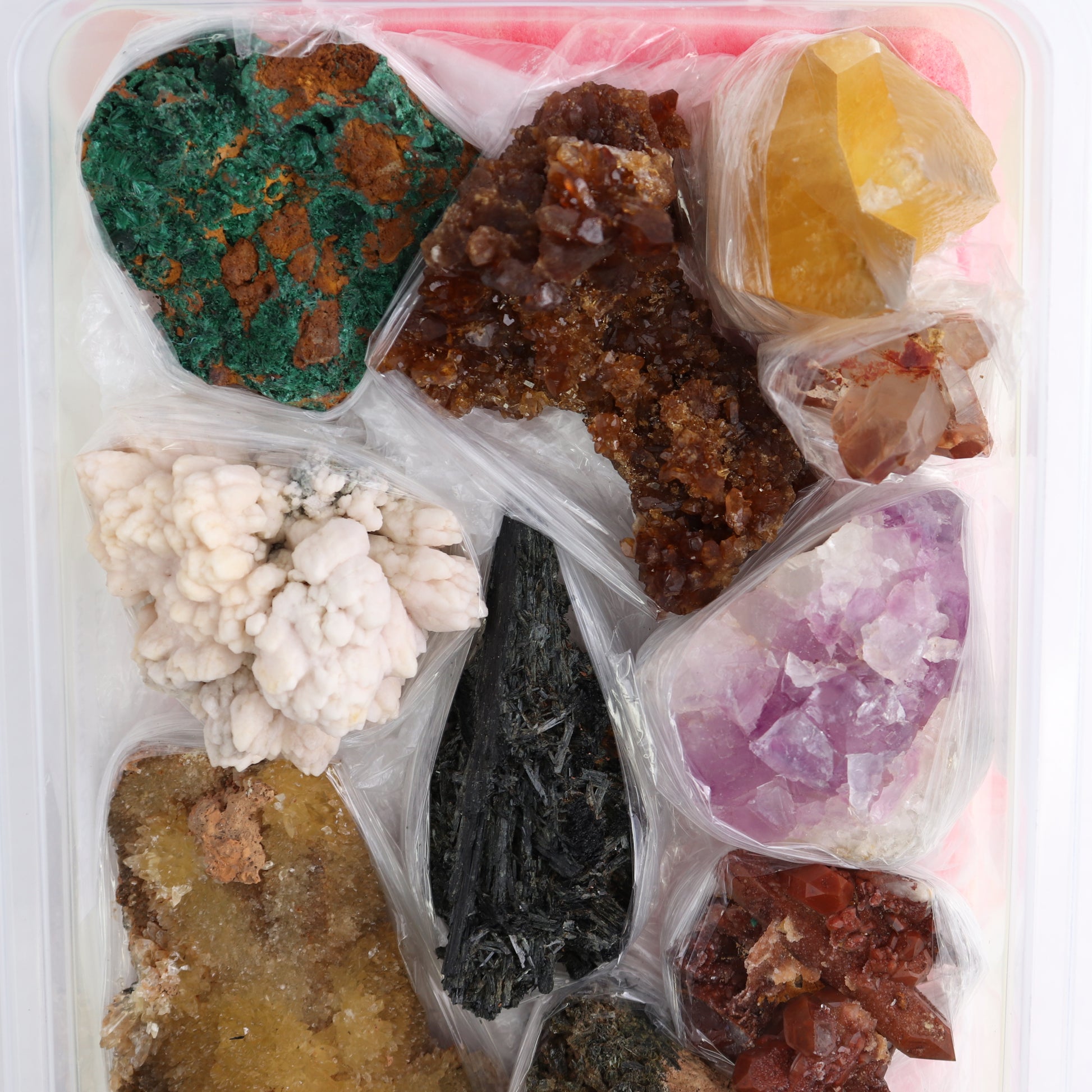 Mixed Minerals Flat from Morocco | Mi Esperanza Minerals | Supplier of Crystals and Onyx