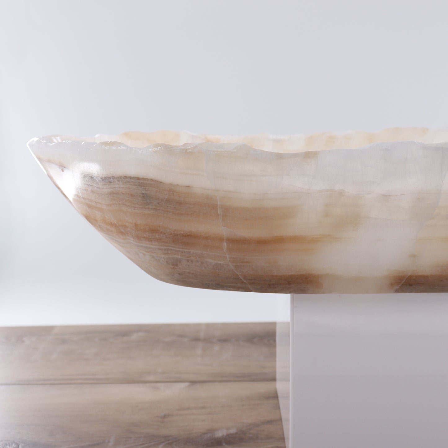Mexican Onyx/Calcite Canoe Bowl - Expert Wholesale and Supplier of Wholesale Crystals & Bulk Gemstones, ["Bowls","Calcite","canoe","Mexico","onyx"]
