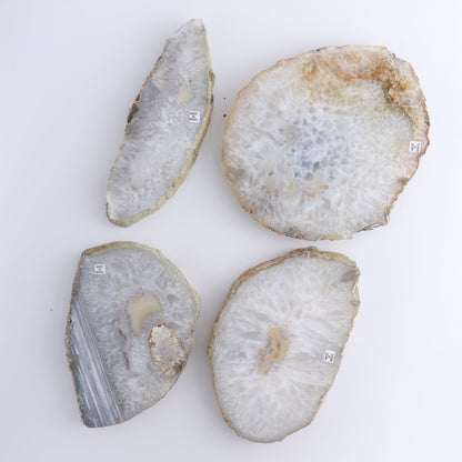 Agate Slices Set of 4 - Expert Wholesale and Supplier of Wholesale Crystals & Bulk Gemstones, ["Agate","Brazil","Slices and Slabs"]