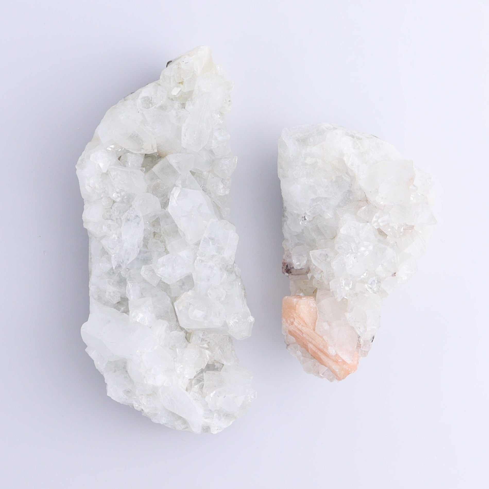 Apophyllite Clusters Set of 6 - Expert Wholesale and Supplier of Wholesale Crystals & Bulk Gemstones, ["Apophyllite","Clusters","Flats"]