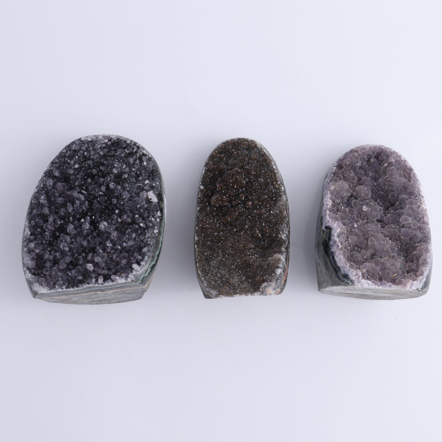 Uruguay Amethyst Set of 5 - Expert Wholesale and Supplier of Wholesale Crystals & Bulk Gemstones, ["Amethyst","Freeforms","Uruguay"]