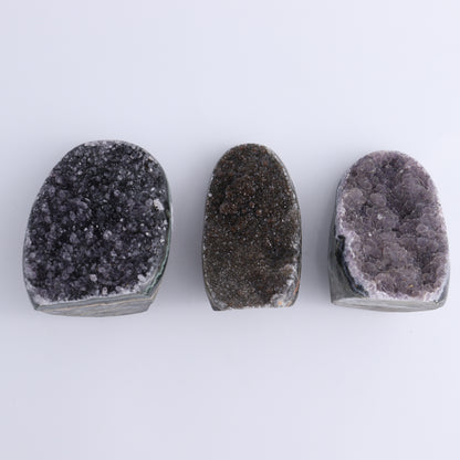 Uruguay Amethyst Set of 5 - Expert Wholesale and Supplier of Wholesale Crystals & Bulk Gemstones, ["Amethyst","Freeforms","Uruguay"]