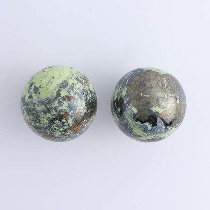 Serpentine Spheres Set of 5
