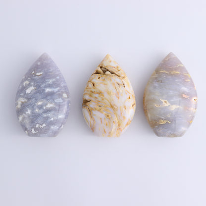 Agate Flames, Hearts, and a Sphere Set of 8 - Expert Wholesale and Supplier of Wholesale Crystals & Bulk Gemstones, ["Agate","Clouds","flames","Hearts","Spheres"]