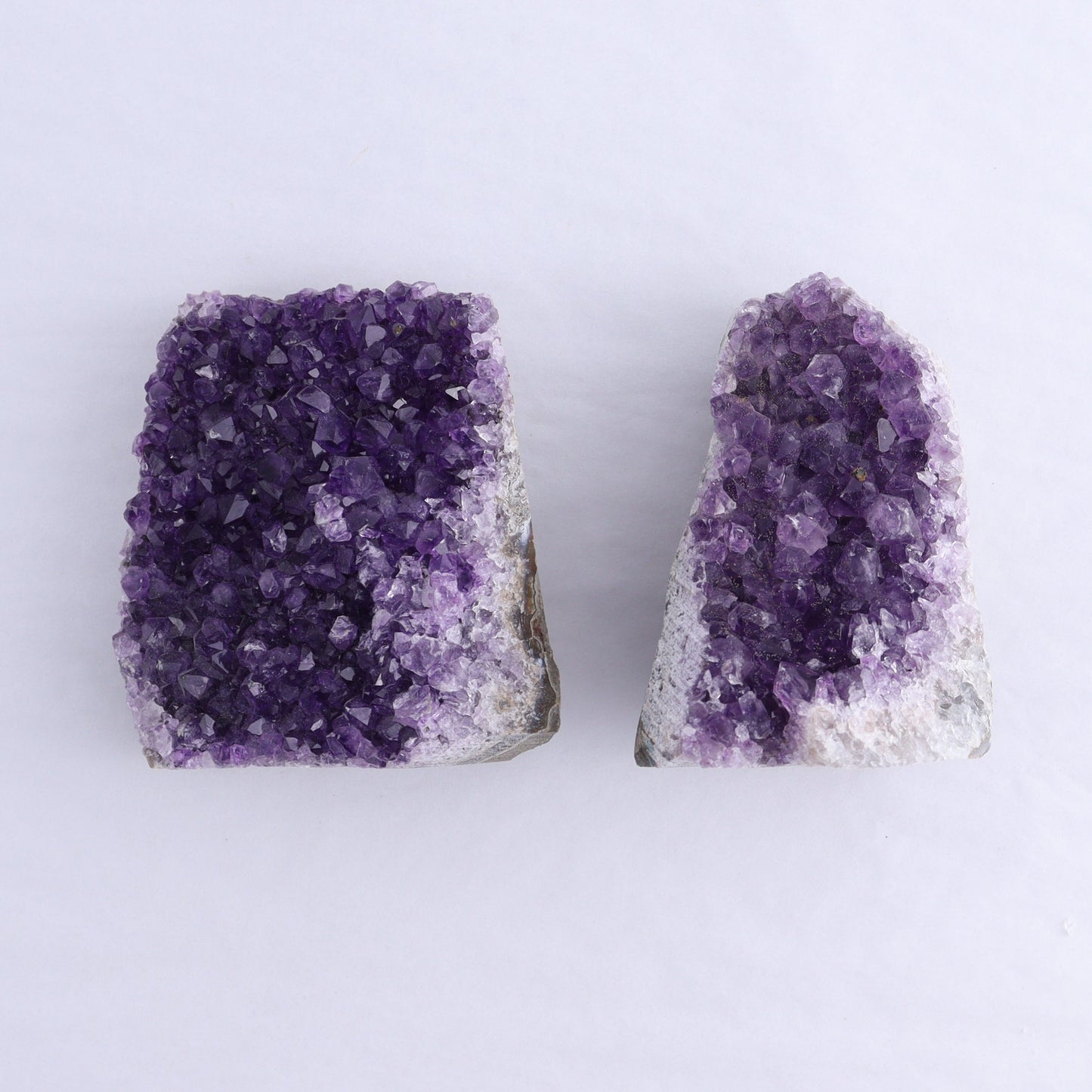 Uruguay Amethyst Cut Base Set of 8 - Expert Wholesale and Supplier of Wholesale Crystals & Bulk Gemstones, ["Amethyst","Cut Base","Uruguay"]