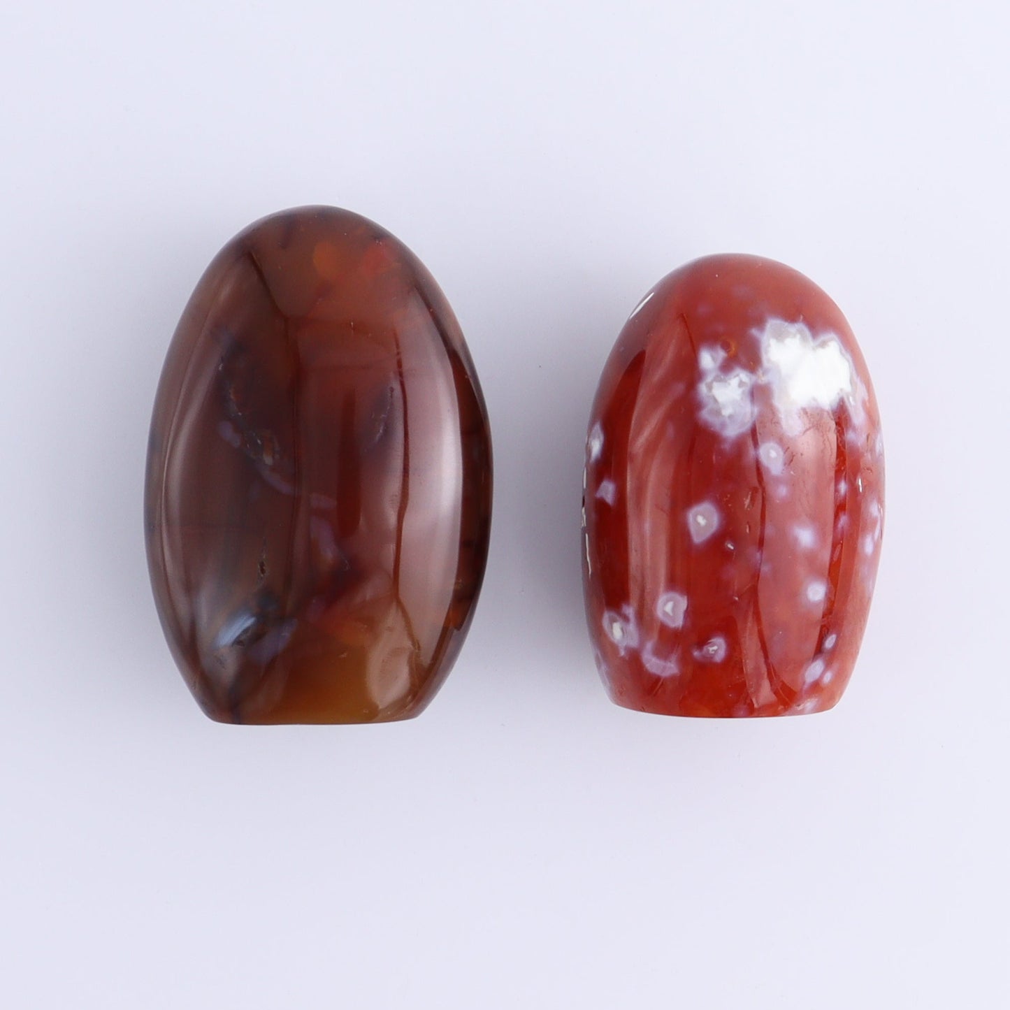 Carnelian Freeforms Set of 8 - Expert Wholesale and Supplier of Wholesale Crystals & Bulk Gemstones, ["carnelian","Freeform","Freeforms","Madagascar"]