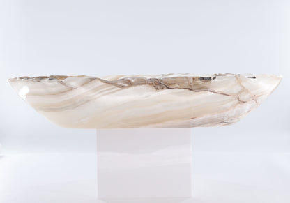 Onyx Canoe Bowl - Expert Wholesale and Supplier of Wholesale Crystals & Bulk Gemstones, ["Bowls","canoe","Mexico","onyx"]
