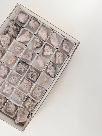 Mangano Calcite Flat Set of 35 - Expert Wholesale and Supplier of Wholesale Crystals & Bulk Gemstones, []