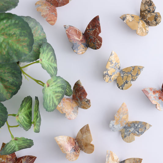 One Maligano Jasper Butterfly - Expert Wholesale and Supplier of Wholesale Crystals & Bulk Gemstones, ["Butterflies","Butterfly","jasper","Maligano Jasper"]
